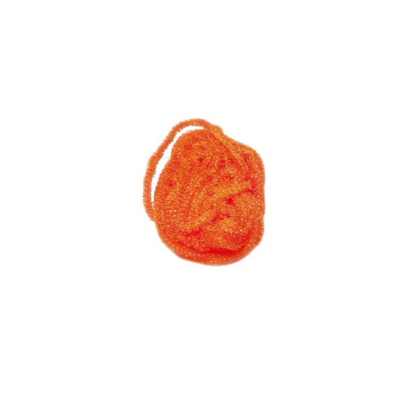 Chenille Trilobal Piscator medio naranja caliente